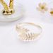 Specially Designed New Style Bracelet, Fashionable And Personalized Gold Leaf Open Arm Bracelet_ipsvogv.com