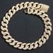 Men’s Jewelry Set Fashion Hip Hop Necklace 22mm Wide Bubble Cuban Chain 5 Row Diamond Personality Domineering Trendy Zircon Men's Necklace_ipsvogv.com
