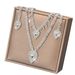 Women’s Jewelry Set Fashion Layer Necklace And Earrings Set Shining Water Drop Set Bridal Elegant Jewelry Necklace Set_ipsvogv.com