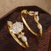 Three Outstanding Fried Dough Twists Inlaid Couple Lady Full Diamond High Fashion Ring Jewelry_ipsvogv.com