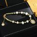Tide Natural Freshwater Pearl Bracelet, Women's Oil Painting, Exquisite Rose, Unique New Chinese Style Handmade_ipsvogv.com