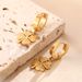 Korean Version Personalized Design Titanium Steel Lucky Clover Flower Leaf Necklace Ear Buckle Women's Niche Boutique_ipsvogv.com
