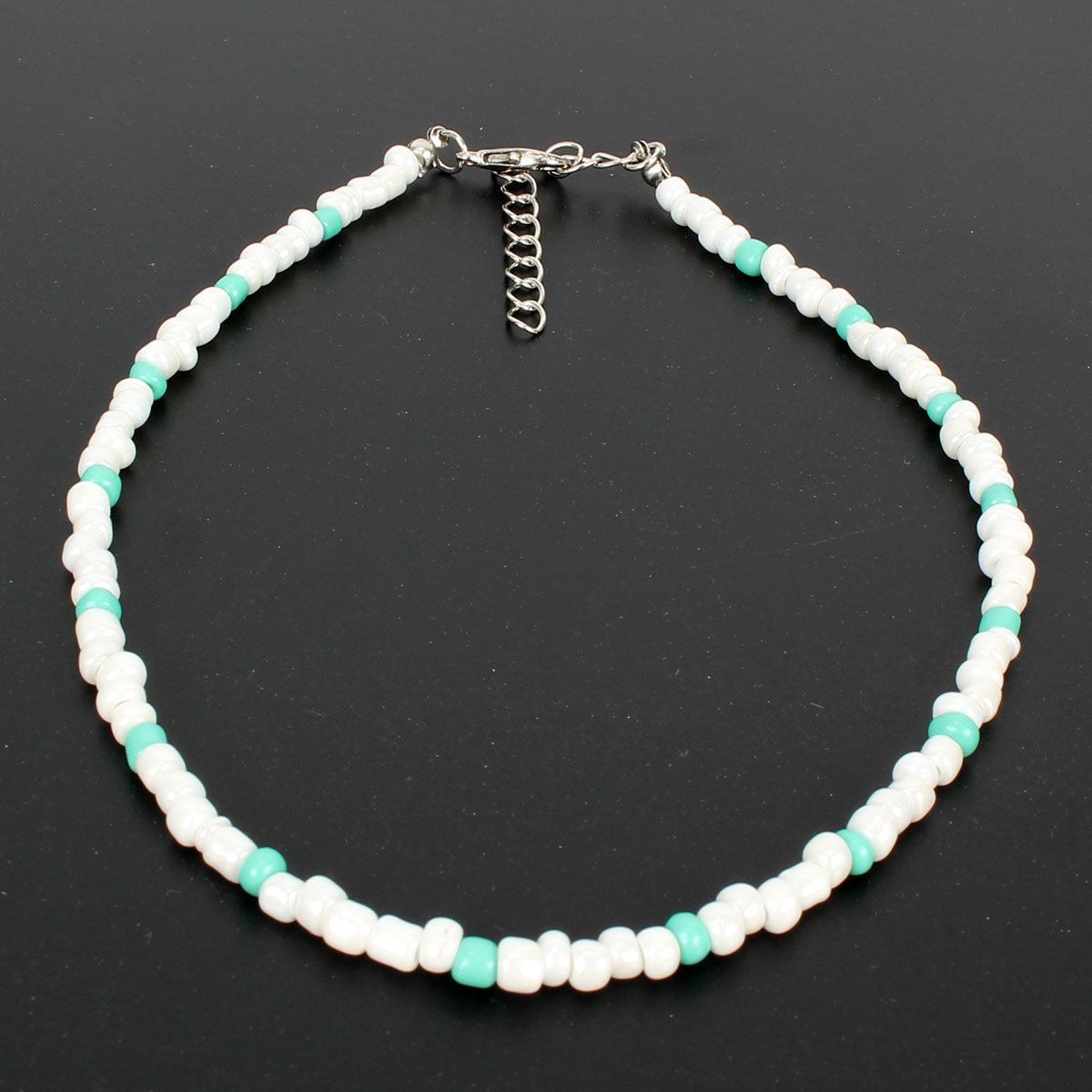 Bohemian Style Necklace Seed Beads Choker Colorful Rice Beads Necklace Female_ipsvogv.com