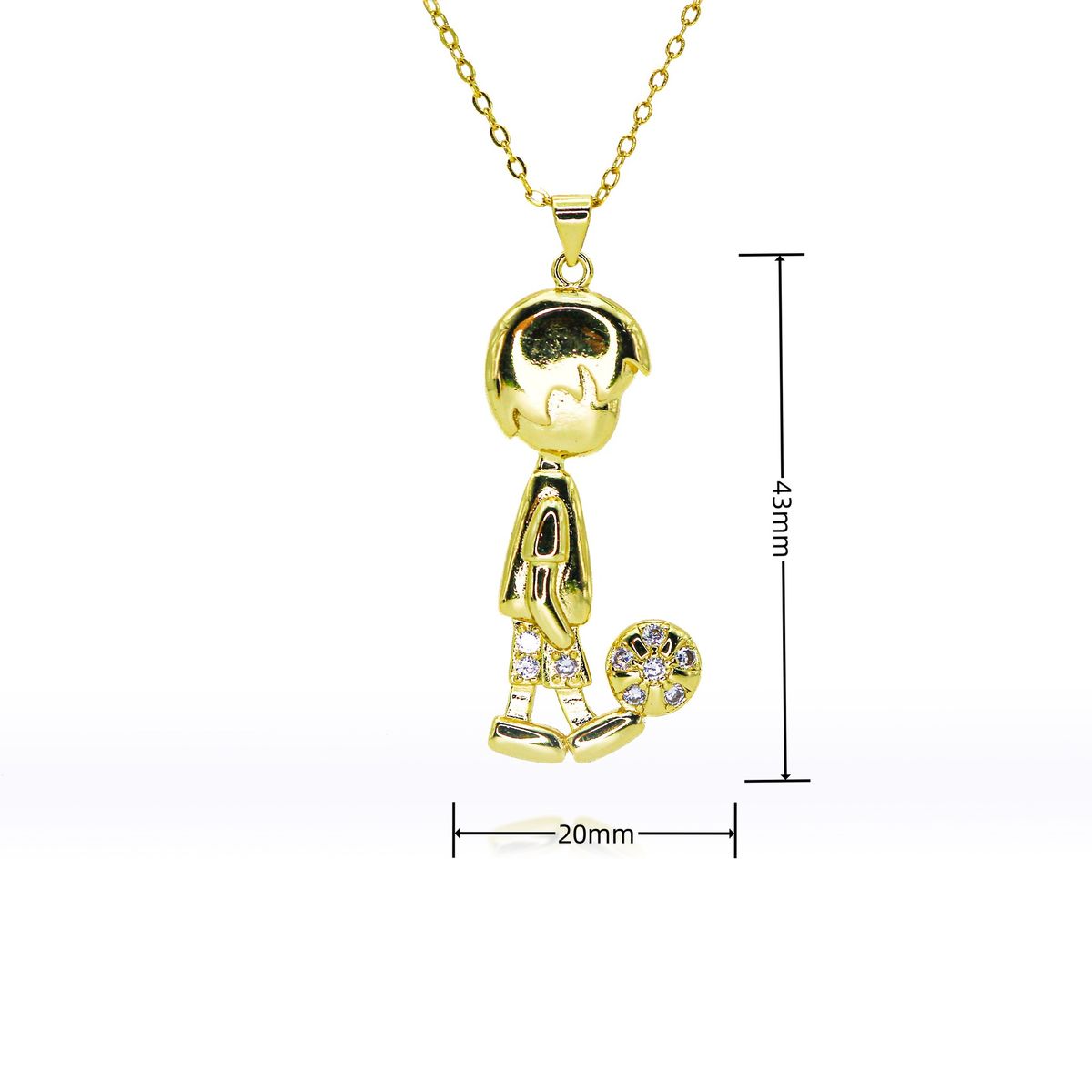 Fashion Hot Selling Water Drop Necklace Copper Hand Polished Vacuum Furnace Electroplating Three Dimensional Comma Water Drop Necklace_ipsvogv.com