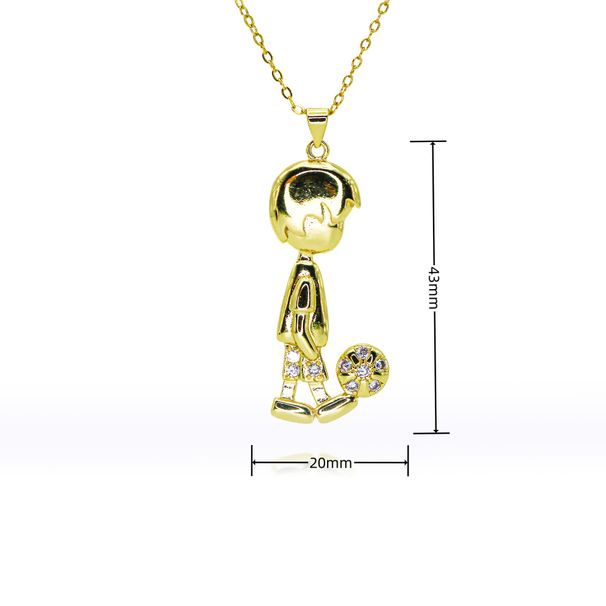 Fashion Hot Selling Water Drop Necklace Copper Hand Polished Vacuum Furnace Electroplating Three Dimensional Comma Water Drop Necklace_ipsvogv.com