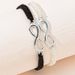 Unisex Simple Alloy 8 figure Infinite Braid adjustable bracelet Friendship Couple bracelet rope_ipsvogv.com