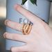 2021 New Brass Gold-plated Wave Temperament Diamond Inlaid Multi Circle Zircon Ring Bracelet_ipsvogv.com