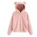 Women's Clothing autumn and winter new fluffy rabbit ears hooded warm sweater sweater_ipsvogv.com