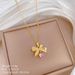 】 Butterfly 【 Love Light Luxury Charm Gorgeous Full Diamond Necklace Women's Versatile Clavicle Titanium Steel Chain 【 】_ipsvogv.com