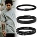 Men's Jewelry Black Leather Stainless Steel Bracelet Simple Leather Bracelet_ipsvogv.com