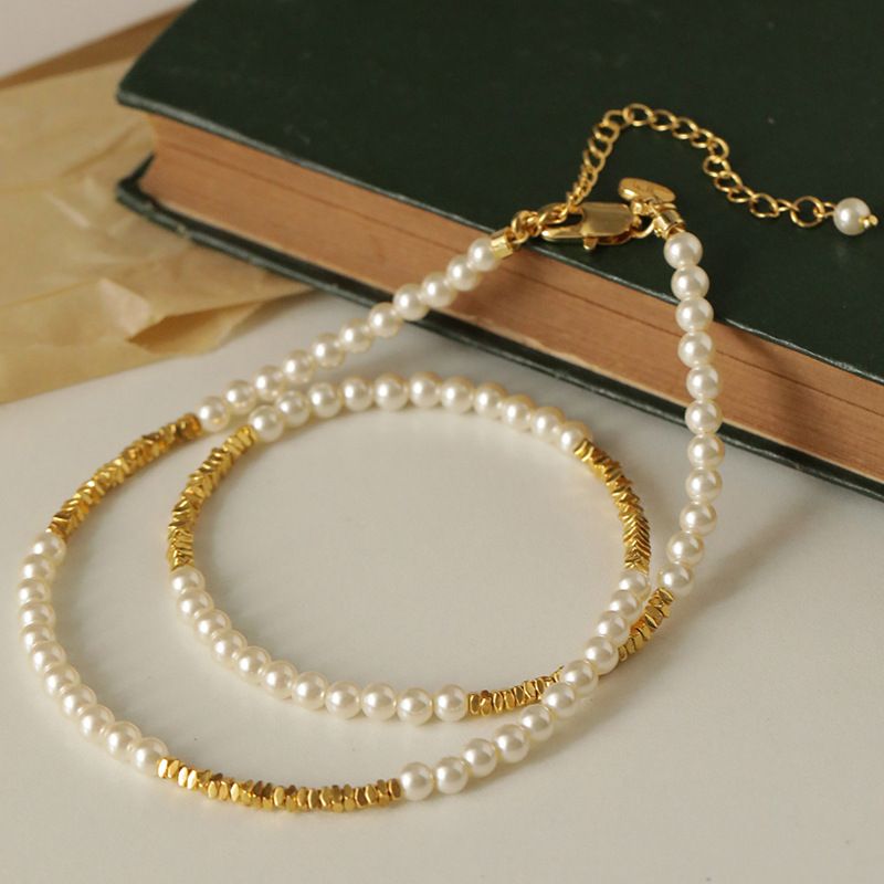 Broken Silver, Shijia Pearl Necklace, Women's Versatile, Light Luxury, High-end Feeling, Collarbone Chain, Spring And_ipsvogv.com