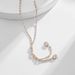 Personality simple design sense high sense geometric necklace New temperament fashion tassel clavicle chain choker_ipsvogv.com