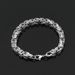 Charm Bracelets Hot Sale Fashion Stainless Steel Square Bracelet Jewelry Titanium Steel U Foot Square Buckle Emperor Chain Men's Bracelet_ipsvogv.com