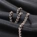 Advanced French Pearl Zircon Woven Necklace With A Trendy And Personalized Accessory, Collarbone Chain_ipsvogv.com