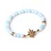 Ladies OL Fashion Bracelet With Gold Plated And Inlaid Zircon Lucky Bracelet, Colorful Octagonal Star Natural Stone_ipsvogv.com