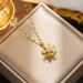 Personalized Romantic Christmas Spinning Snowflake Girl Simple Sacred Snow Collar Chain Creative Sweet Snowflake_ipsvogv.com