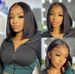Lace Closure Human Hair Wigs 2x6 Lace Wig Bob Brazilian Straight Hair Pre Plucked Bleached Knots Arabella Virgin Hair Lace Wig_ipsvogv.com