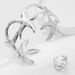 New Minimalist Metallic Ring Set With Personalized And Cool Opening Style Starfish Bracelet_ipsvogv.com