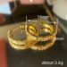 Cao Shi's Korean Version Of Fashionable Hot Selling With X-letter Cross Design Ear Buckle And Micro Inlaid Zircon_ipsvogv.com