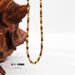 Natural Round Agate Stone Bead Necklace For Men And Women, Maillard New Chinese Style Collarbone Chain Jewelry_ipsvogv.com