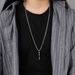Outdoor Emergency Whistle Pendant Unisex Simple Sier Color Sweater Necklace For Women Men Jewelry Gifts_ipsvogv.com