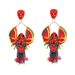 Women’s Jewelry Set Fashion Hot Sale Creative Rice Beads Hand Woven Seahorse Lobster Crane Turtle Ladies Earrings New Fashion Marine Animals_ipsvogv.com