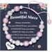 Women's Jewelry Color Shell Bead Bracelet Granddaughter Stainless Steel Love Pendant Shambhala Pink Pearl Bracelet_ipsvogv.com