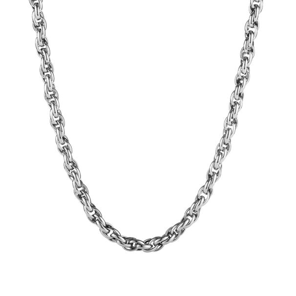 Ultra Thick Domineering Hip Hop Rock Clavicle Trend Men And Women Couple Titanium Steel Twist Chain Necklace_ipsvogv.com