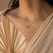 Light Luxury Sun And Moon Necklace Copper Inlaid Zircon Eternal Necklace Elegant O Shaped Chain Ladies Gift_ipsvogv.com