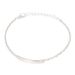 Simple And Versatile Accessories, Fashionable Beach Chains, Metal Smooth Curved Pipes, Simple Ankle Chains_ipsvogv.com