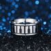 Art vocal instrument piano titanium steel ring rose gold piano keyboard ring jewelry_ipsvogv.com