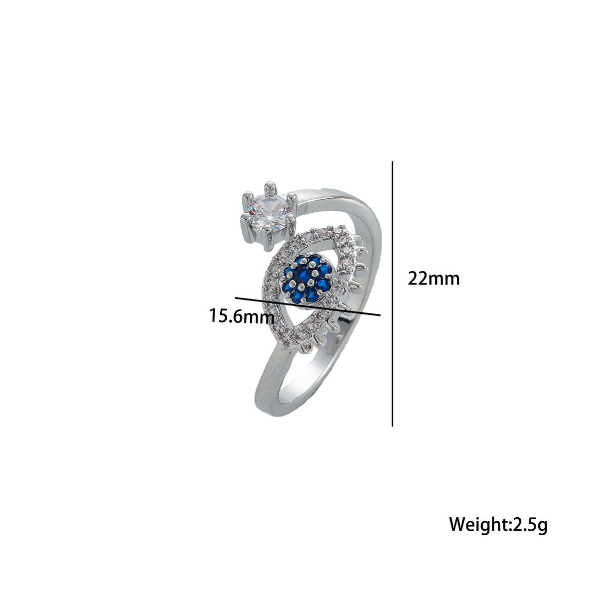 Devil's Eye Ring Is Niche High-end Light Luxury Zircon With A Personalized And Minimalist Sense Of Luxury. The New Ring_ipsvogv.com
