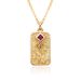 Pendant Retro Cross Bible Brass Gold Plated Pendant INS Necklace Spot_ipsvogv.com