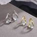 Designer Flash Diamond Temperament Short Earrings For Women Simple Row Diamond Round Ear Buckle_ipsvogv.com