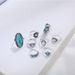 New Turquoise Carved Feather With 8-piece Joint Ring Set_ipsvogv.com