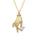Women’s Jewelry Set Fashion Hot Selling Jewelry Clavicle Chain Colored Zircon Eye Pendant Devil Eye Necklace_ipsvogv.com