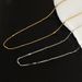S925 Sterling silver simple Galaxy Station snake chain necklace_ipsvogv.com