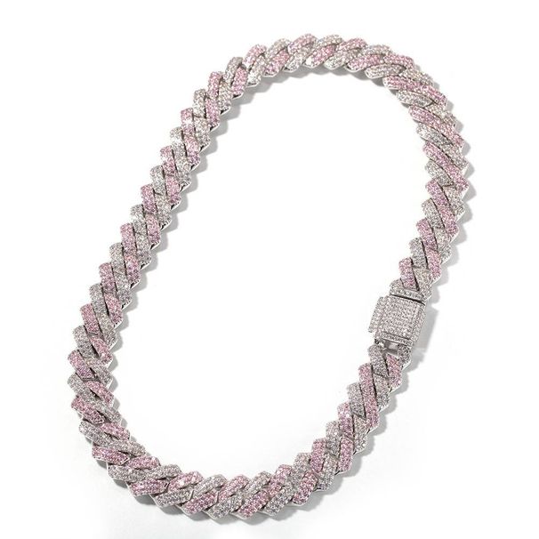 Men's zircon inlaid fashionable and personalized gold-plated necklace jewelry_ipsvogv.com