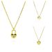 Love Lock Pendant Necklace For Women - Gold Plated Zircon Heart Charm, Romantic Jewelry Gift_ipsvogv.com