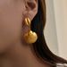 INS Fashionable Niche INS Retro Rococo Beach Ocean Shell Earrings_ipsvogv.com