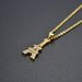 Iron Tower Necklace Pendant Female New Style Trendy Temperament Sweet Paris Iron Tower Clavicle Necklace Female Necklace Inlaid With Diamond CZ_ipsvogv.com