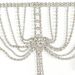 Hot selling multi layer rhinestone tassel shoulder chain women's wedding party crystal shawl body chain_ipsvogv.com
