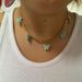 Stainless Steel Color Acrylic Butterfly Necklace Women's All-match Titanium Steel Chain Butterfly Pendant Necklace_ipsvogv.com