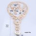 Dubai Gold Color Synthesis Crystal Jewelry Set Design For Women Wedding Bride Necklace Party Gift Earrings Bracelet Ring_ipsvogv.com