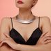 Wind Street Punk Internet Celebrity Collar Stainless Steel Trendy Exaggerated Opening Accessories_ipsvogv.com