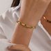 Women’s Jewelry Set Fashion French Retro Emerald Love Necklace Set Personality Fashion Personality Trend Five Heart Shaped Snake Bone Chain_ipsvogv.com