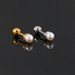 Unisex popular pierced ear bone studs for women micro inlaid zircon screw ear studs sweet temperament pearl earrings earrings_ipsvogv.com