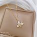 Drip 【 】 Oil Flower Light Luxury Charm Gorgeous Full Diamond Necklace Women's Versatile Clavicle Titanium Steel Chain 【 】 】 【 【 】_ipsvogv.com
