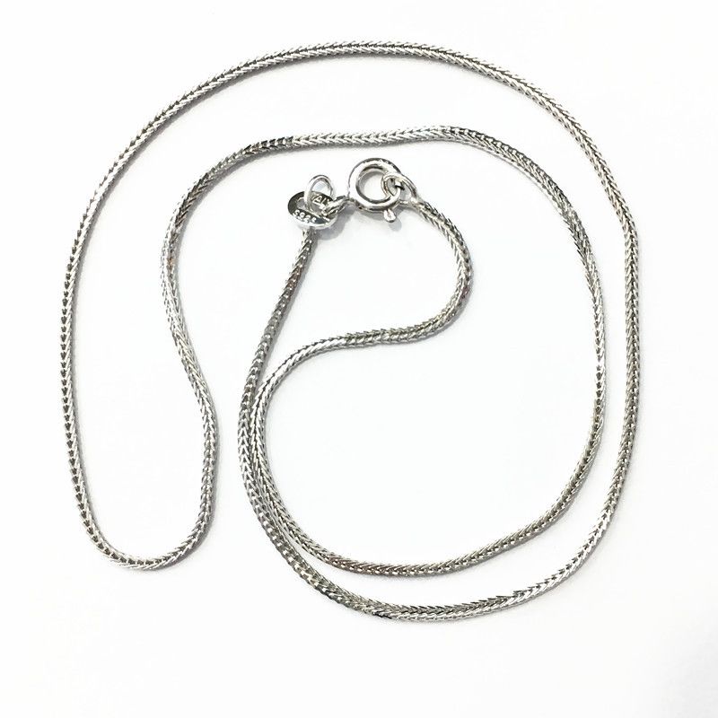 Personality S Silver Jewelry Women's 1.6M Fox Tail Chain Necklace_ipsvogv.com