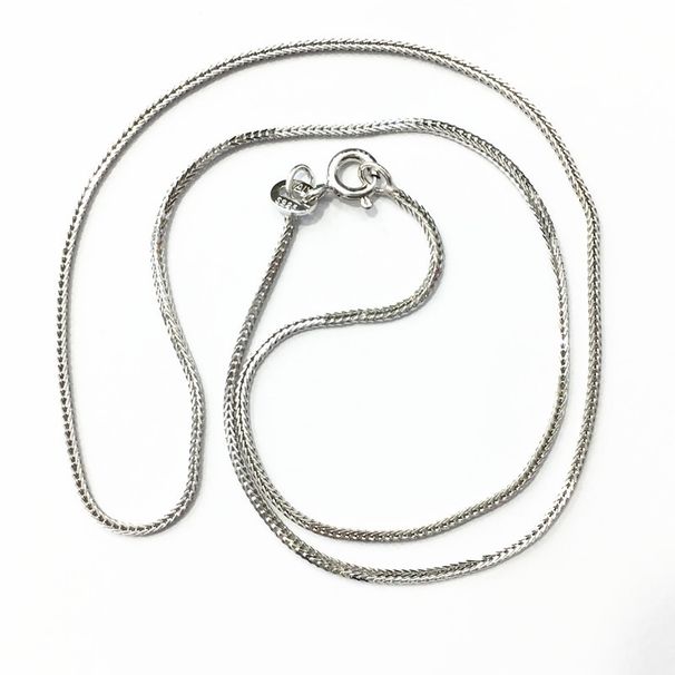 Personality S Silver Jewelry Women's 1.6M Fox Tail Chain Necklace_ipsvogv.com